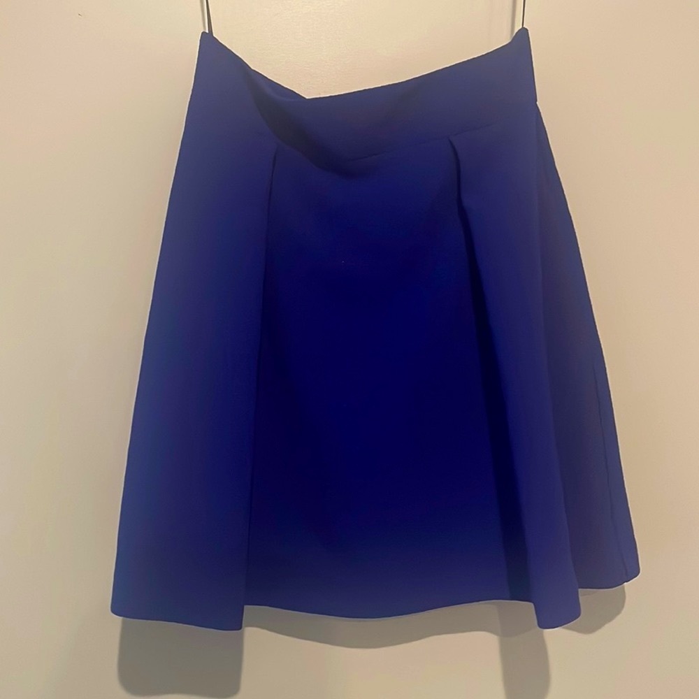 Royal blue pleated skirt from Blue Halo size 6